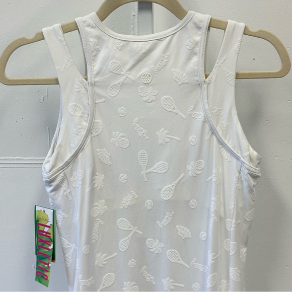 NWT Lilly Pulitzer UPF 50+ Delphina Tennis Dress White Small Athleisure - Picture 6 of 15